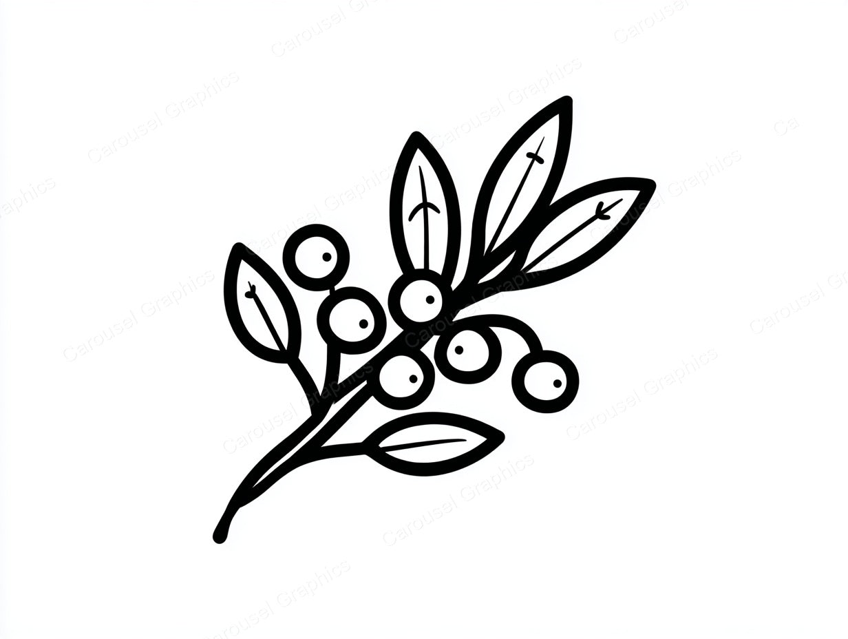 Mistletoe Vector Graphic preview
