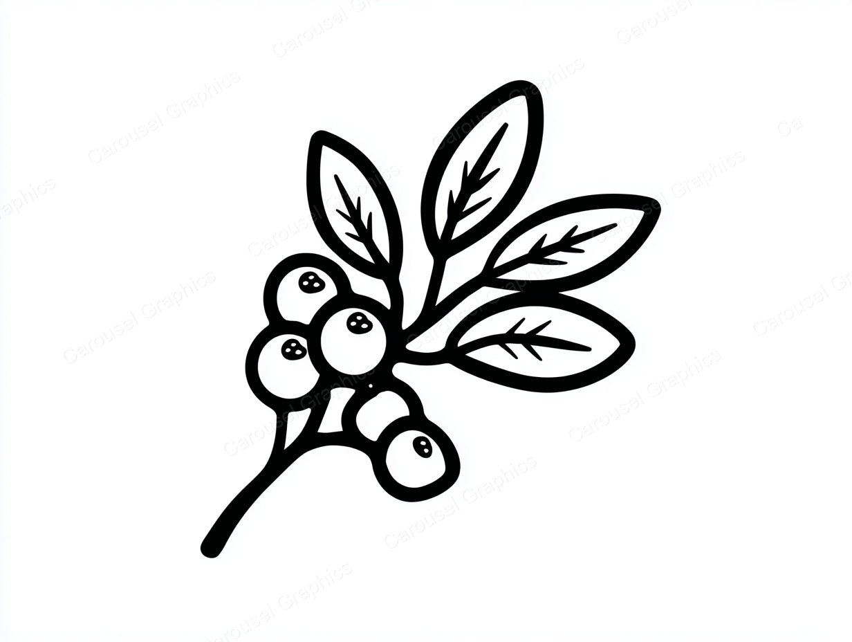 Mistletoe Vector Graphic preview