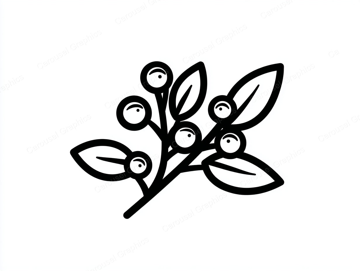 Mistletoe Vector Graphic preview