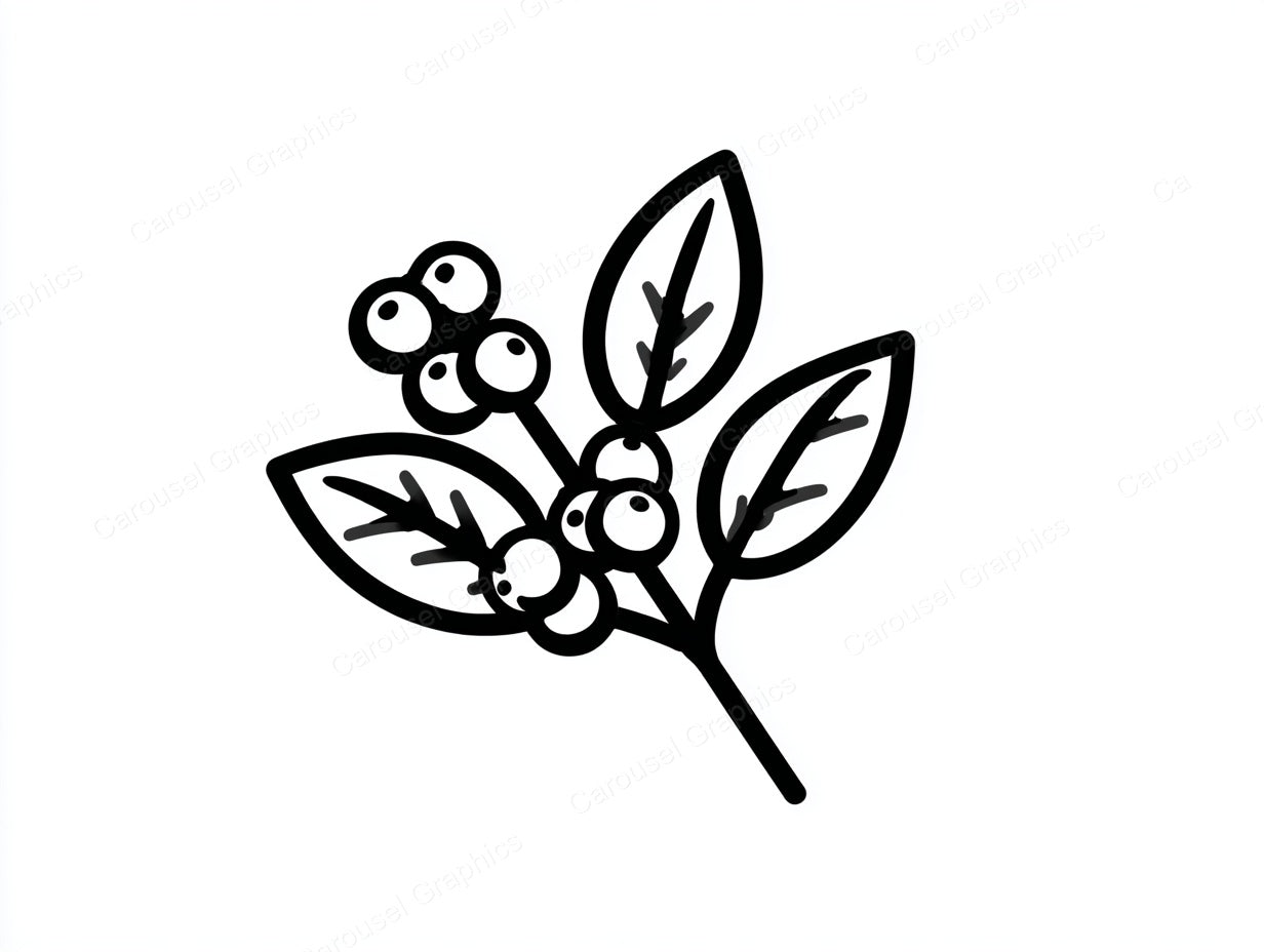 Mistletoe Vector Graphic preview