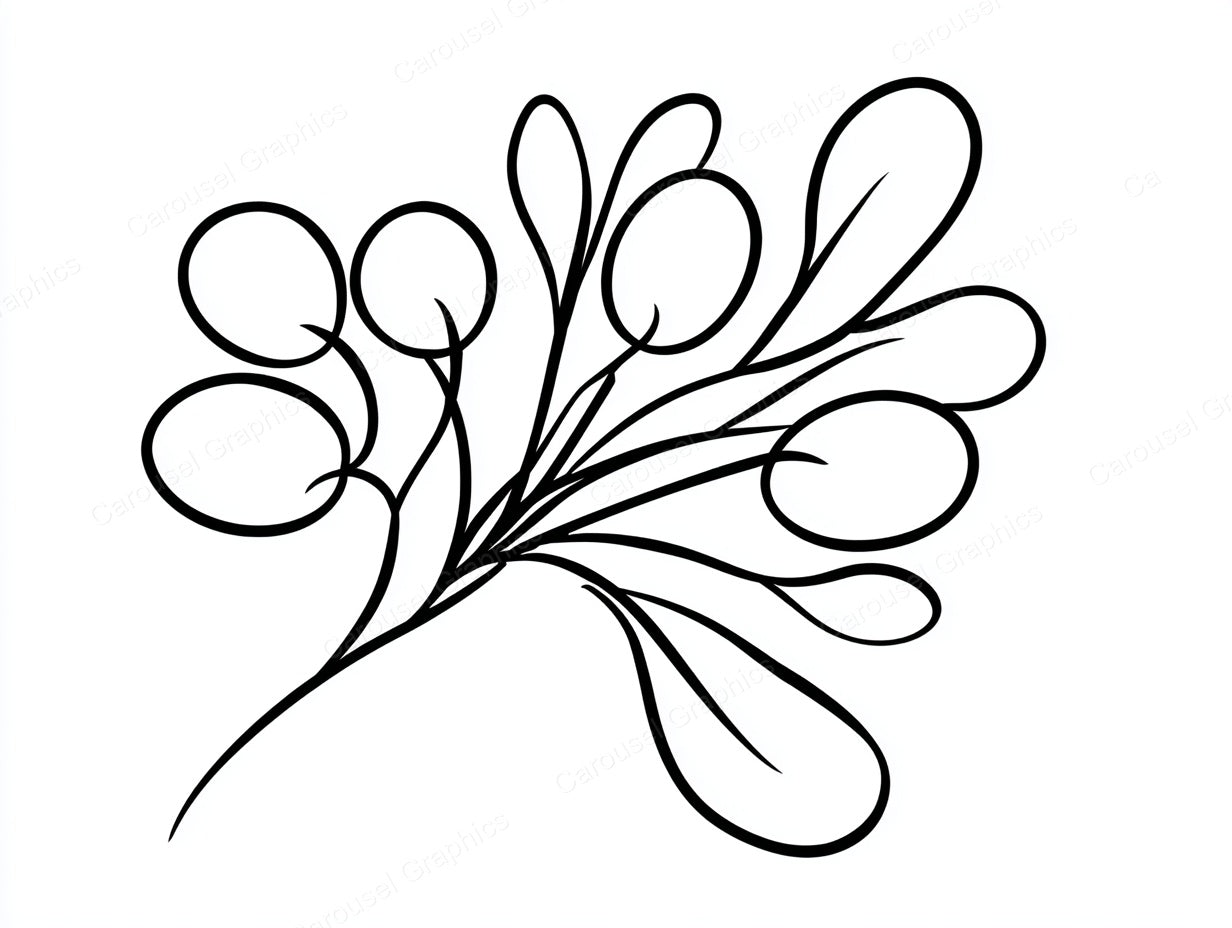 Mistletoe Vector Graphic preview