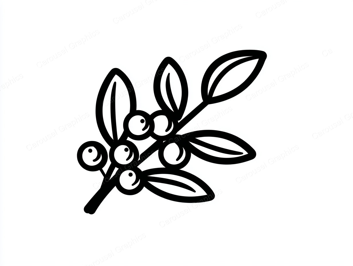 Mistletoe Vector Graphic preview