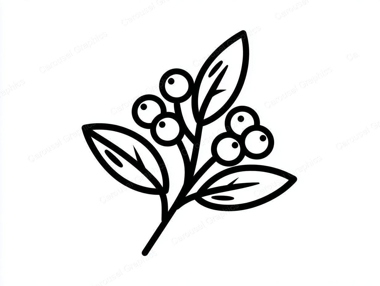 Mistletoe Vector Graphic preview