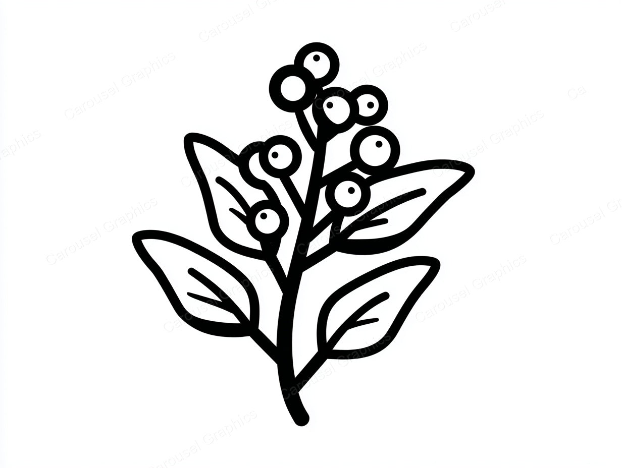 Mistletoe Vector Graphic preview