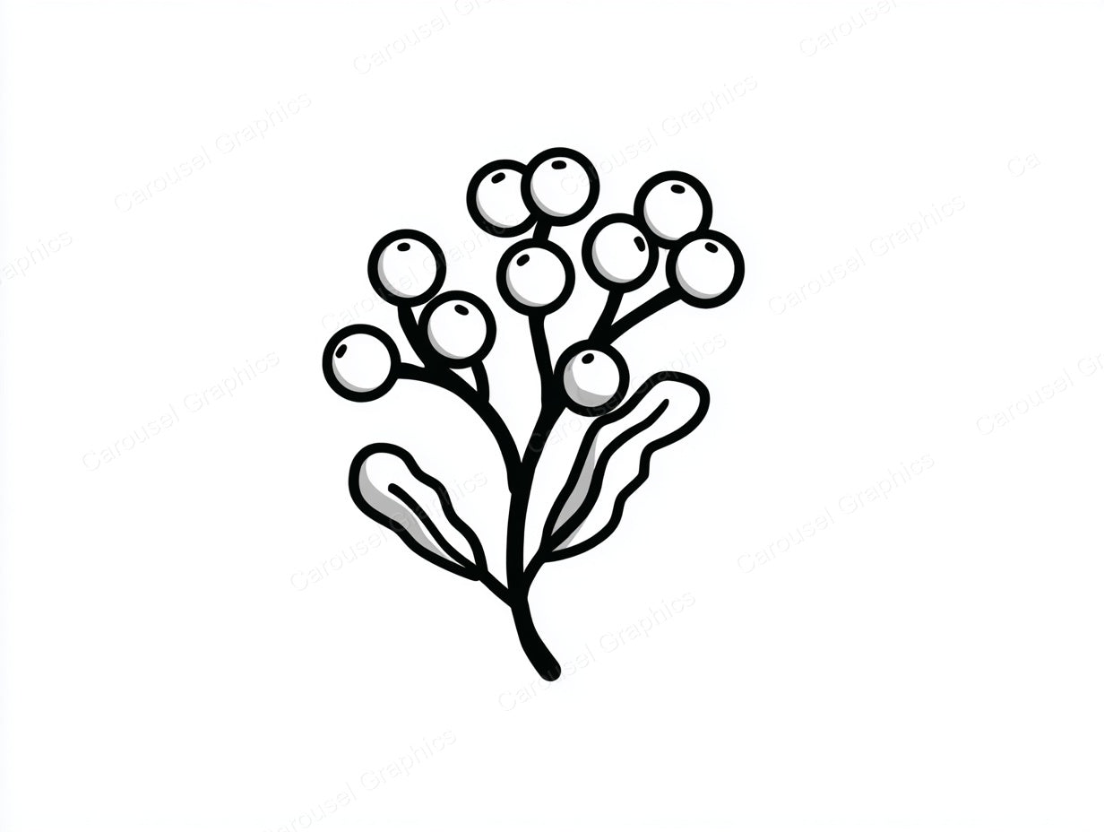 Mistletoe Vector Graphic preview
