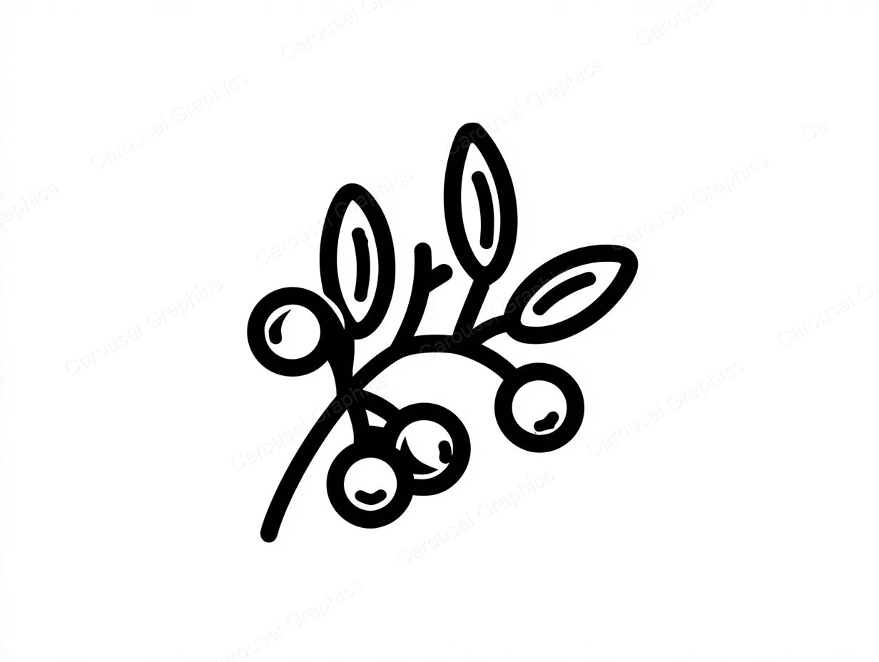 Mistletoe Vector Graphic preview