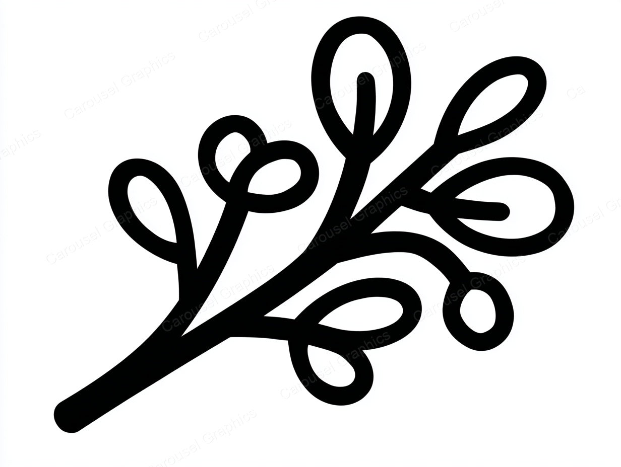 Mistletoe Vector Graphic preview
