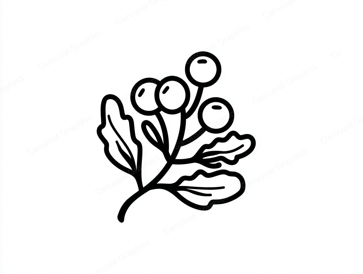 Mistletoe Vector Graphic preview