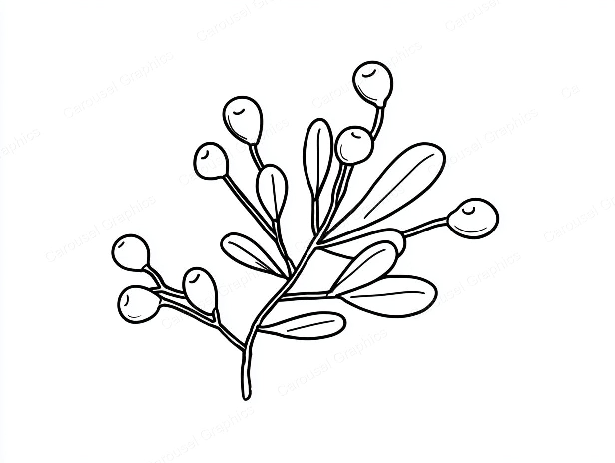 Mistletoe Vector Graphic preview