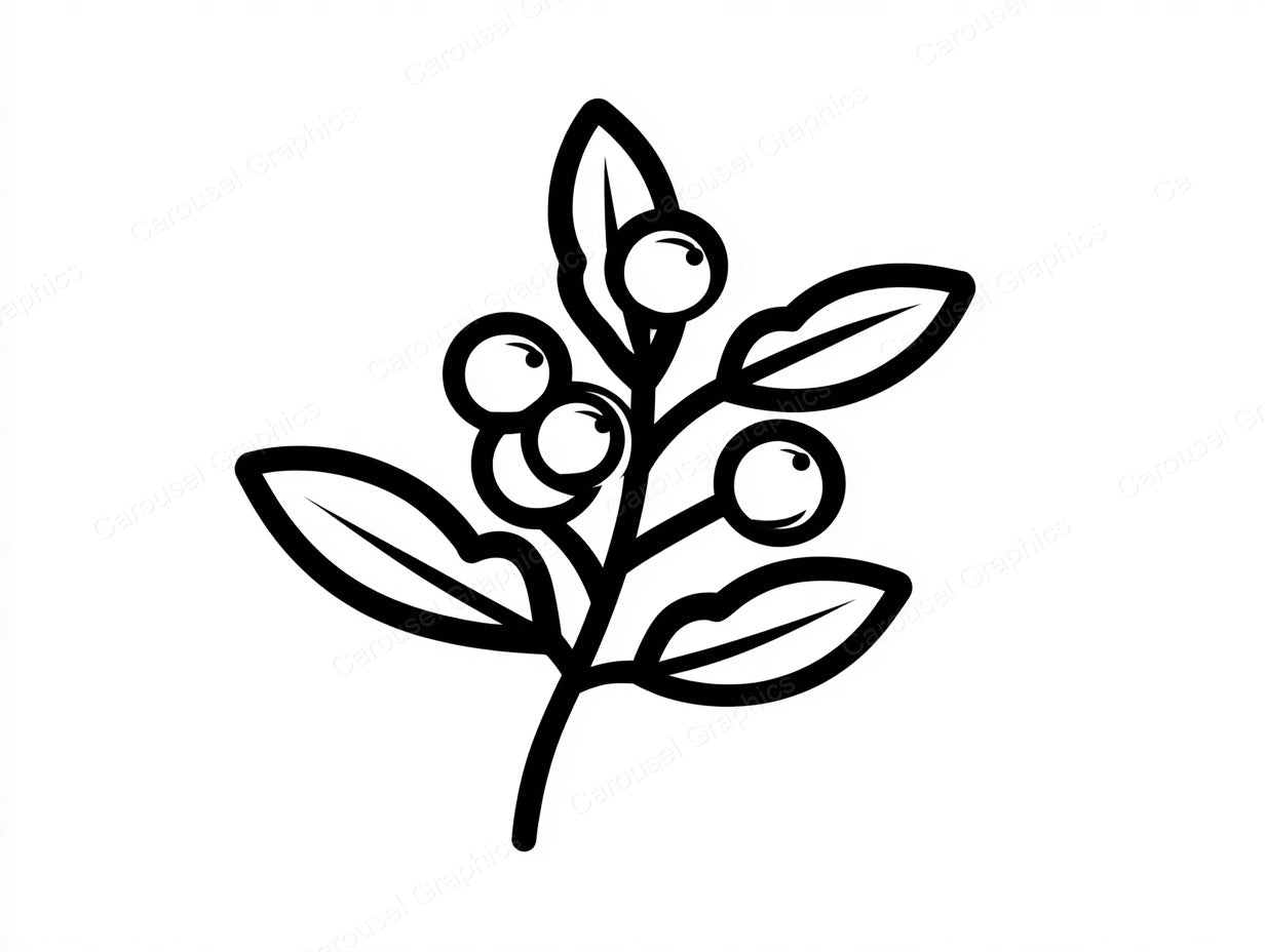 Mistletoe Vector Graphic preview