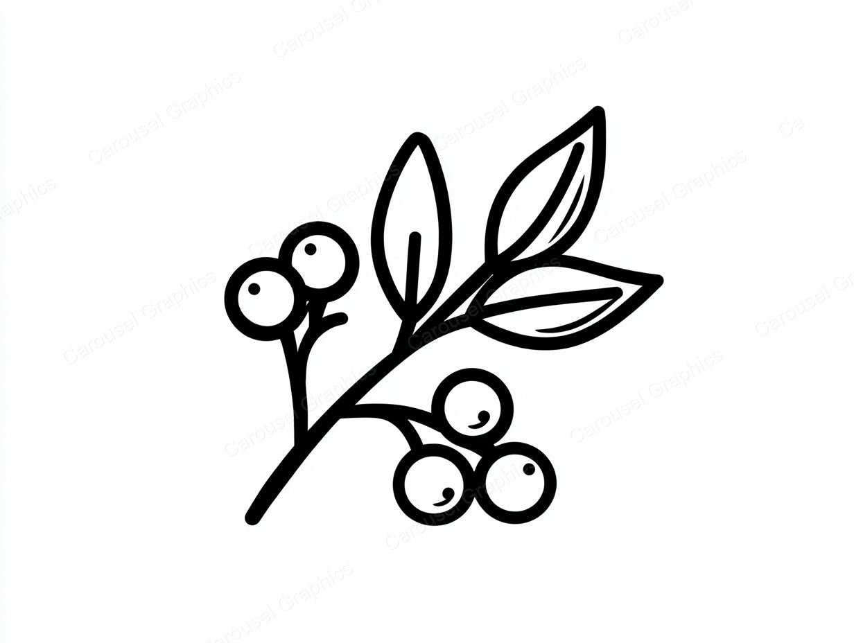 Mistletoe Vector Graphic preview