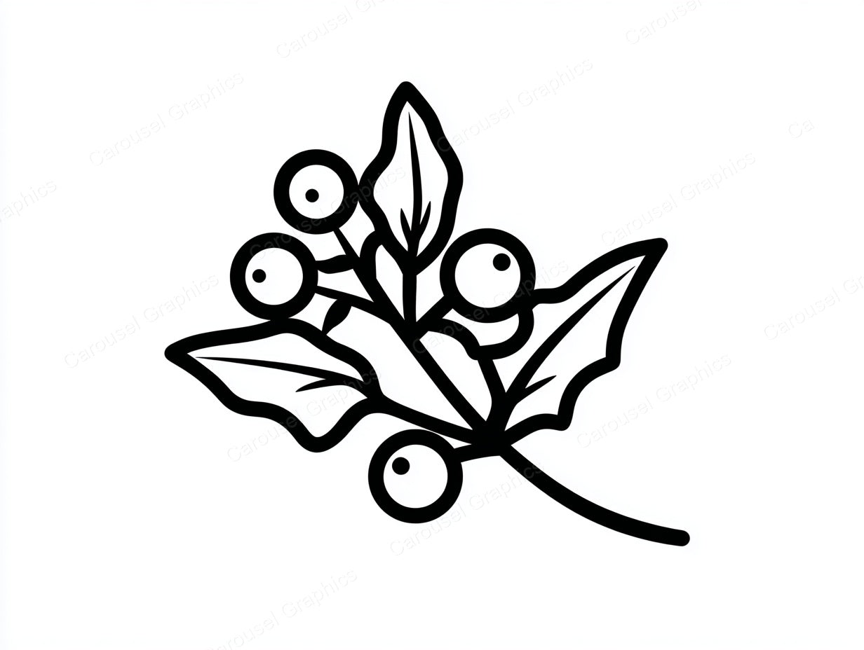 Mistletoe Vector Graphic preview