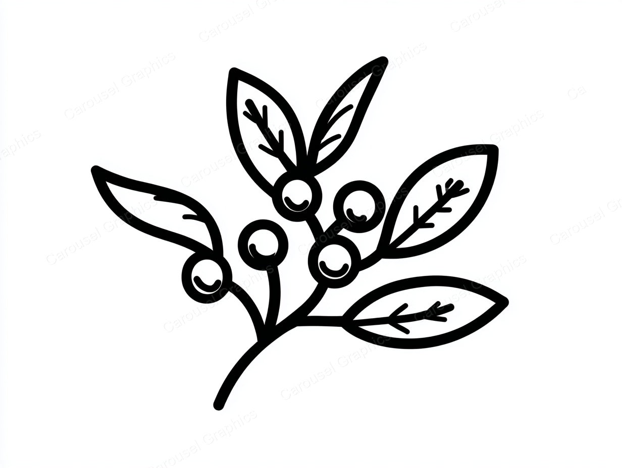 Mistletoe Vector Graphic preview