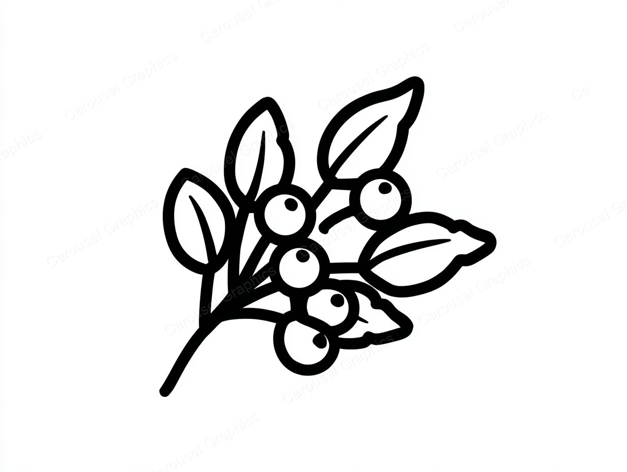 Mistletoe Vector Graphic preview