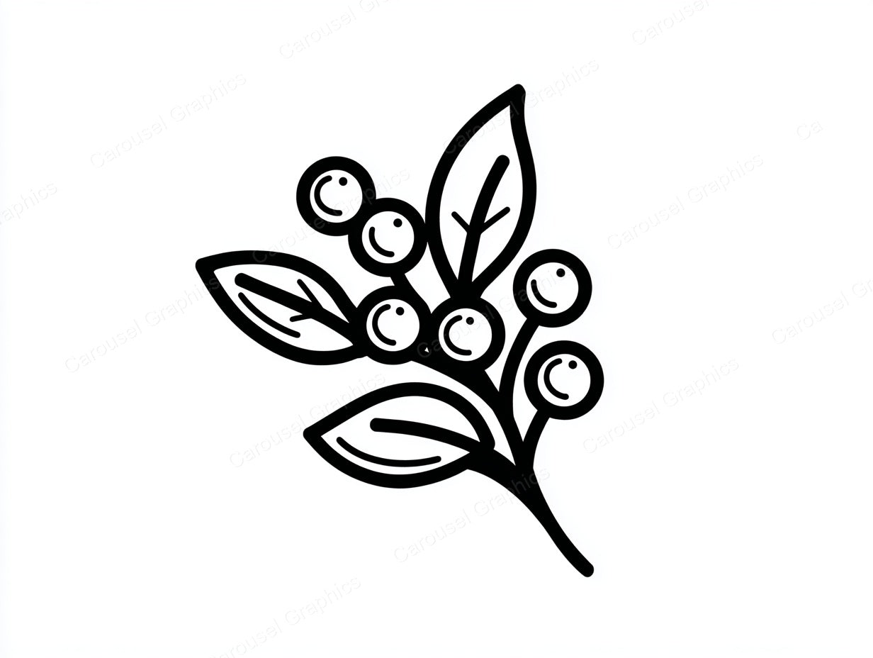 Mistletoe Vector Graphic preview