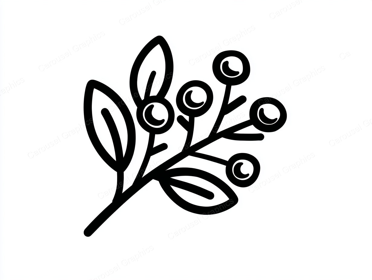 Mistletoe Vector Graphic preview