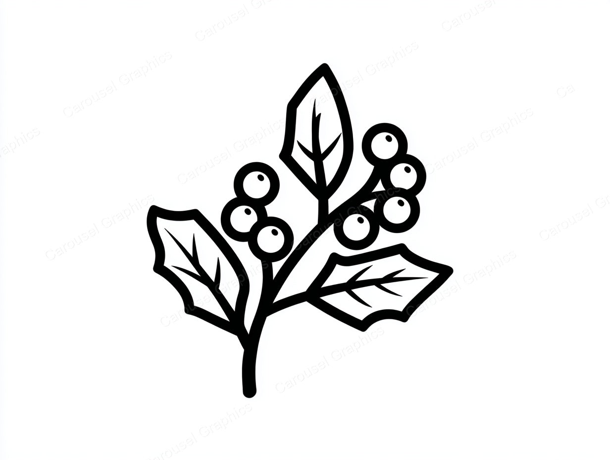 Mistletoe Vector Graphic preview