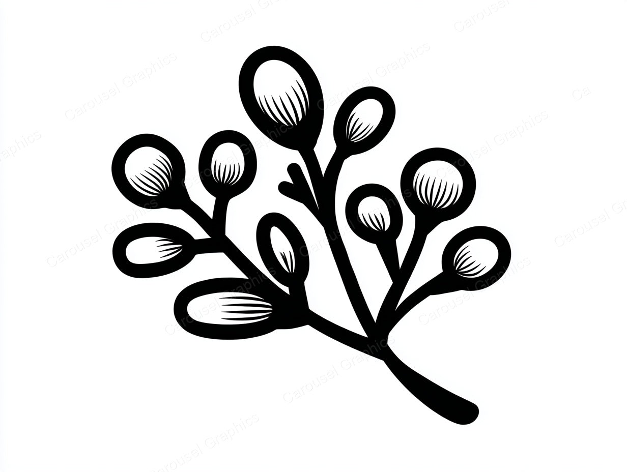 Mistletoe Vector Graphic preview