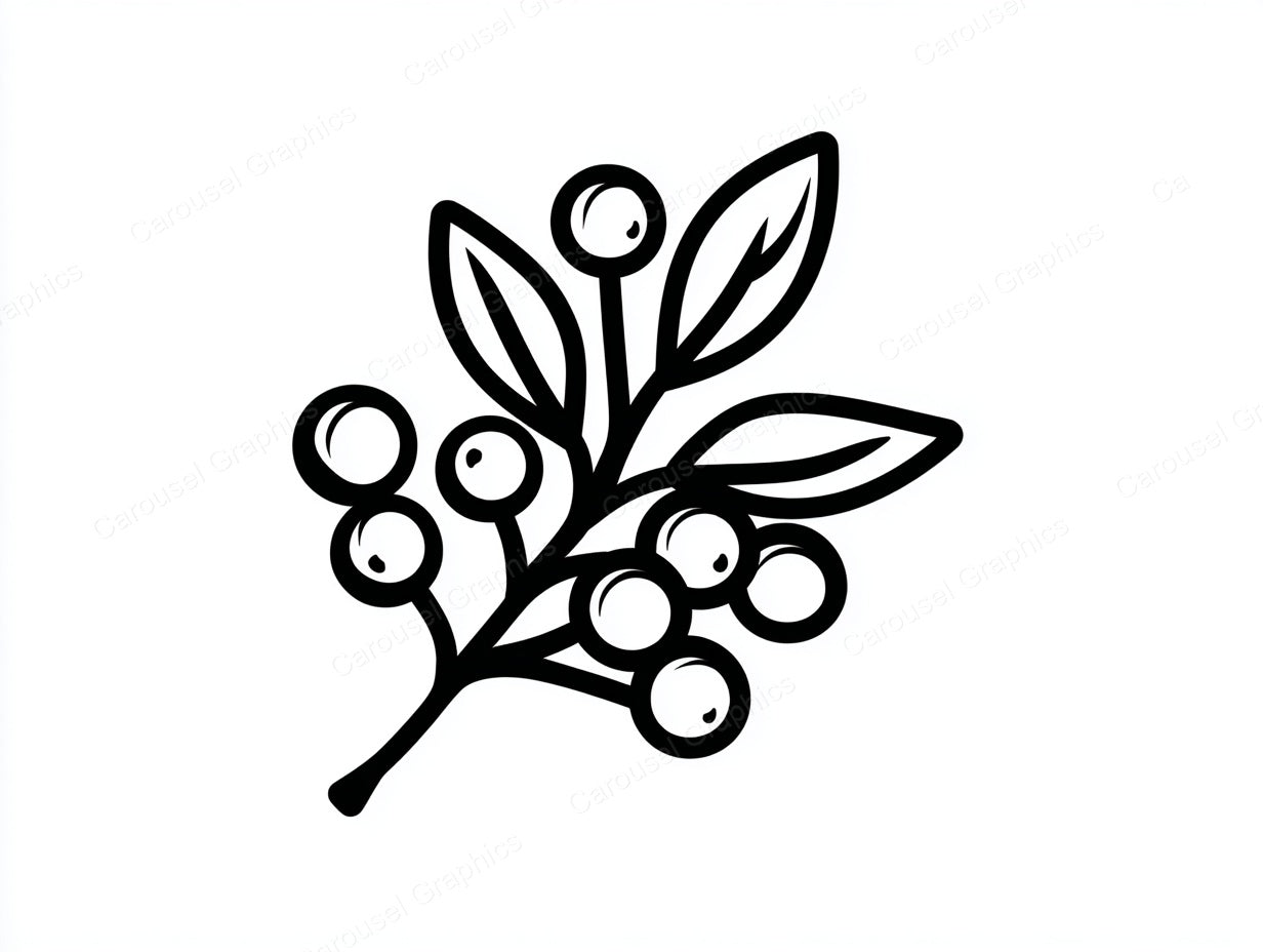 Mistletoe Vector Graphic preview