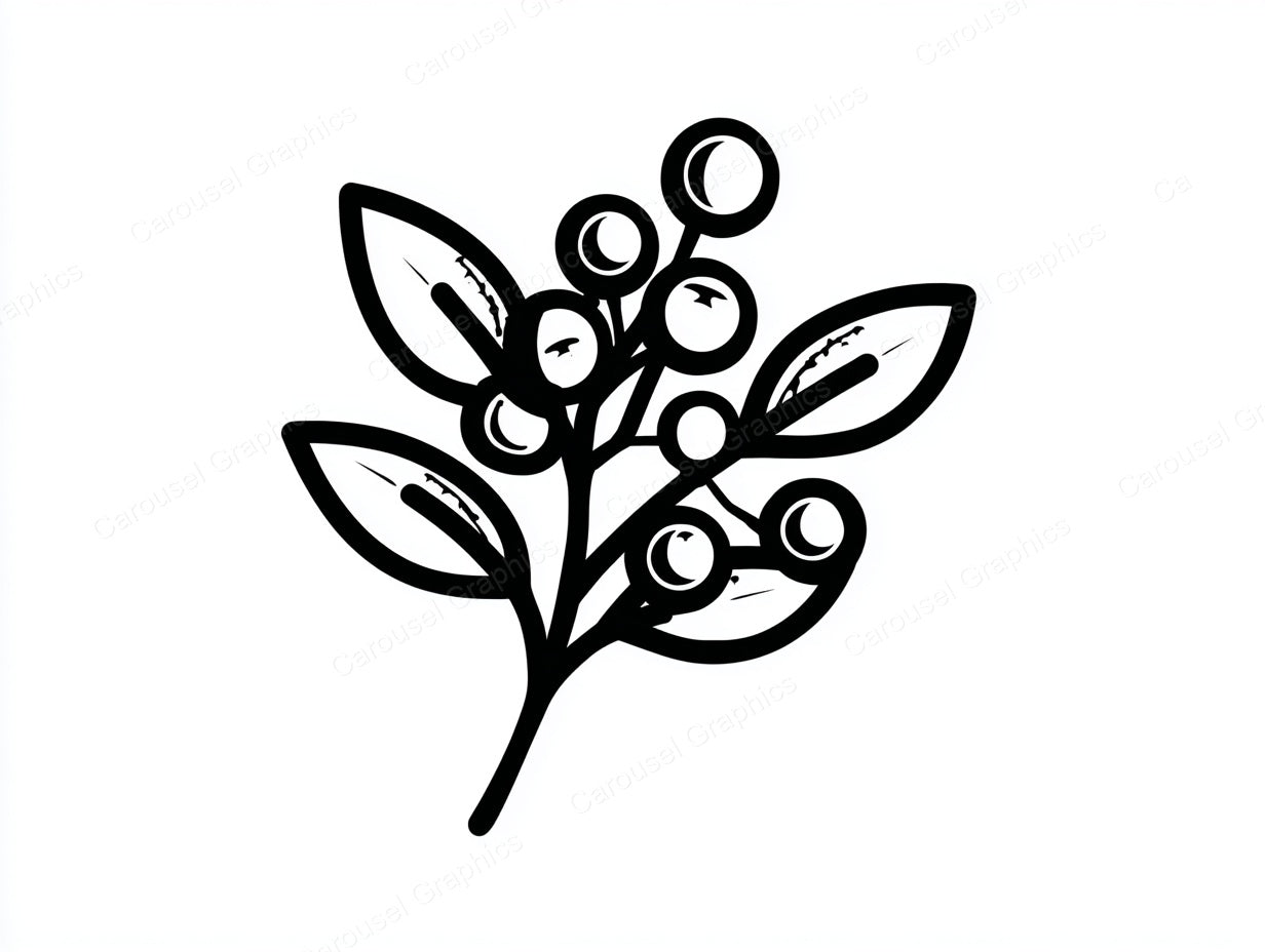 Mistletoe Vector Graphic preview