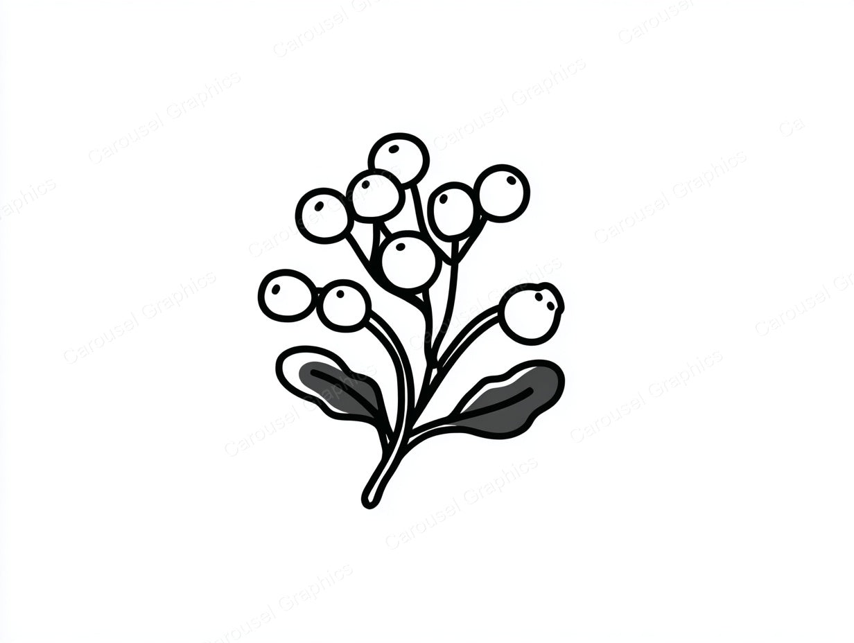 Mistletoe Vector Graphic preview