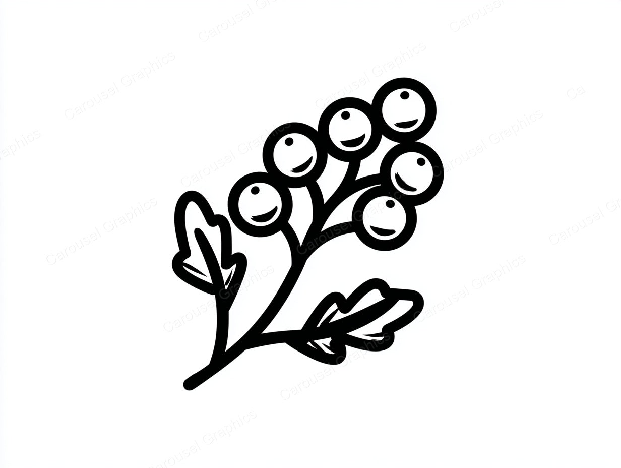 Mistletoe Vector Graphic preview
