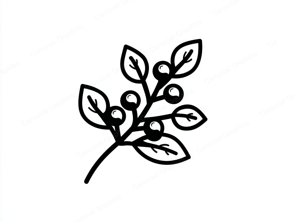 Mistletoe Vector Graphic preview