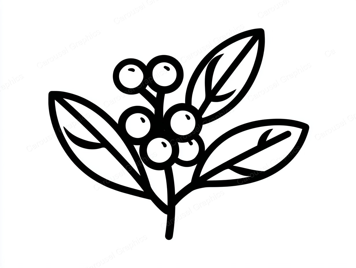 Mistletoe Vector Graphic preview