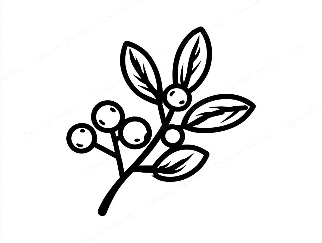 Mistletoe Vector Graphic preview