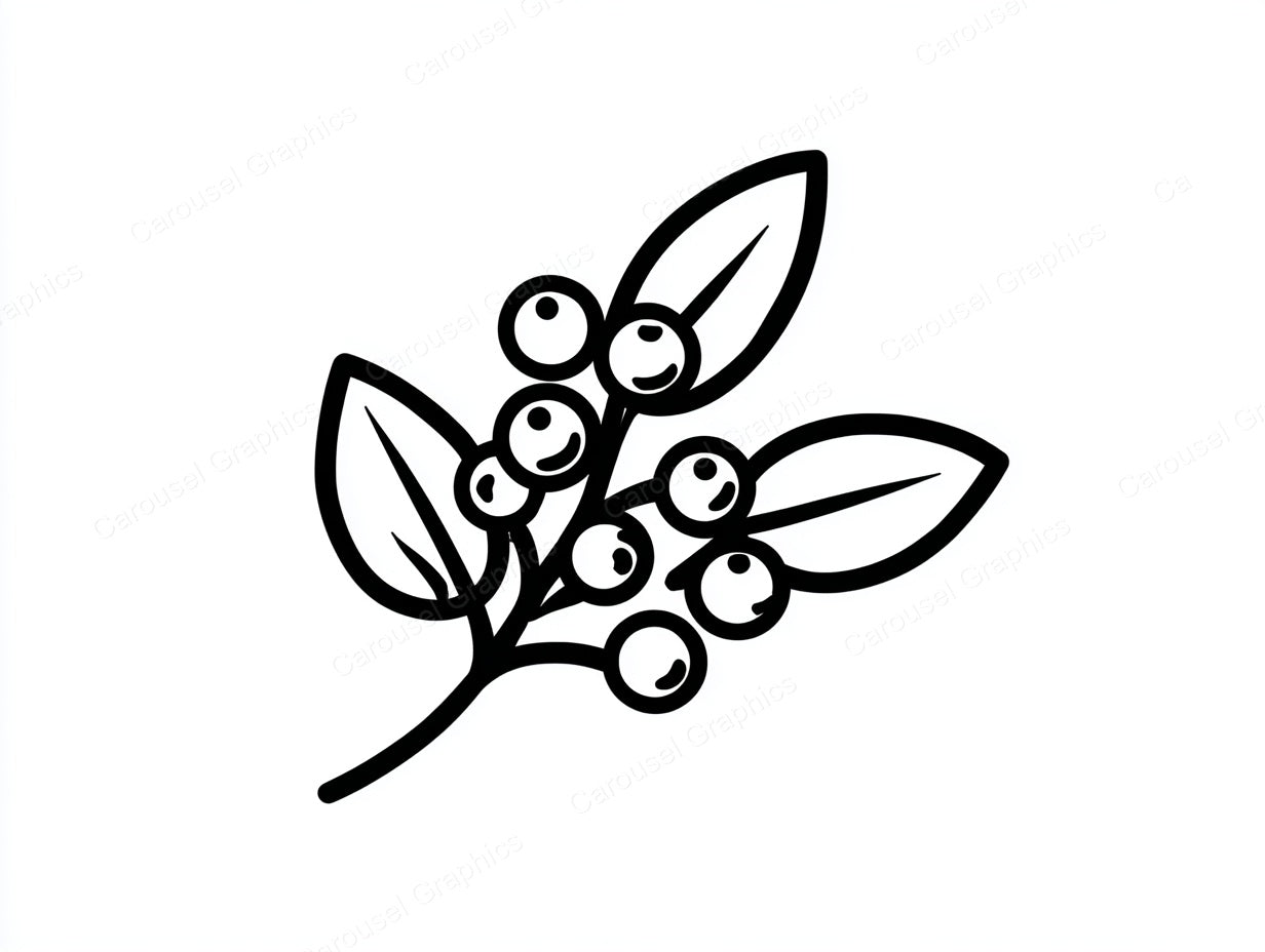 Mistletoe Vector Graphic preview