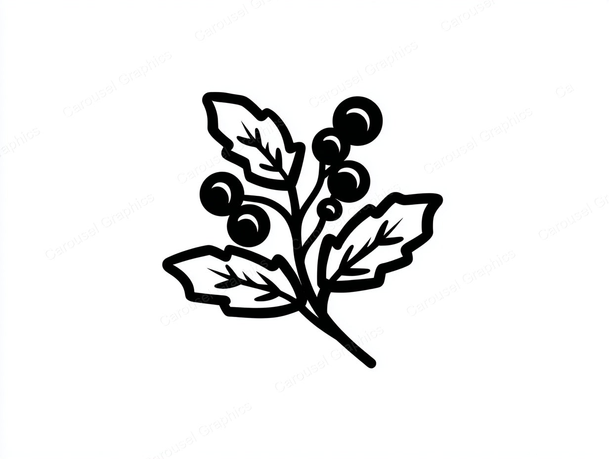 Mistletoe Vector Graphic preview