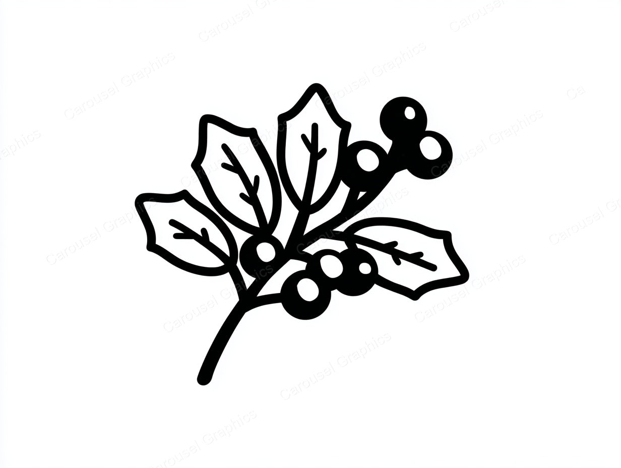 Mistletoe Vector Graphic preview