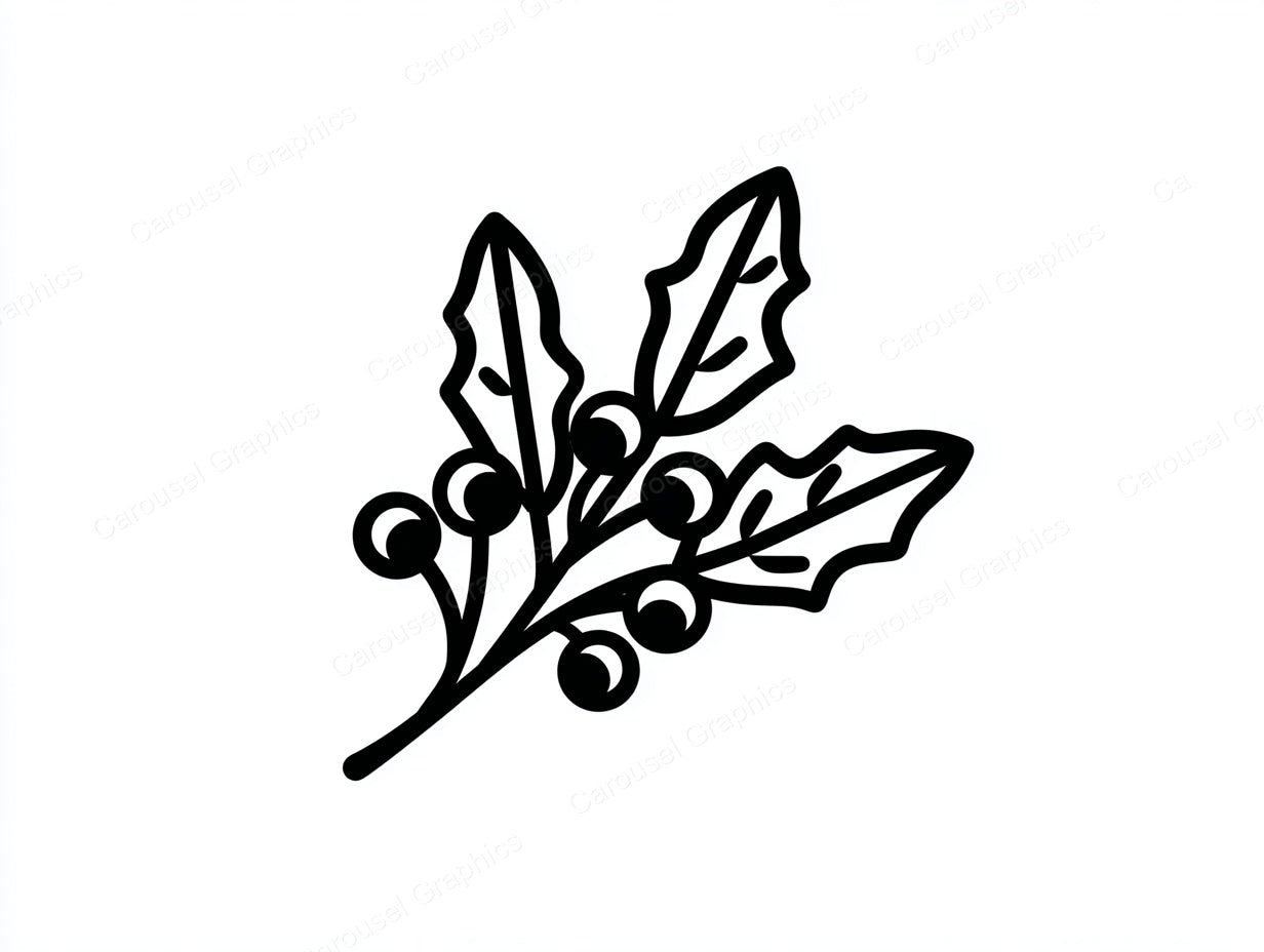 Mistletoe Vector Graphic preview