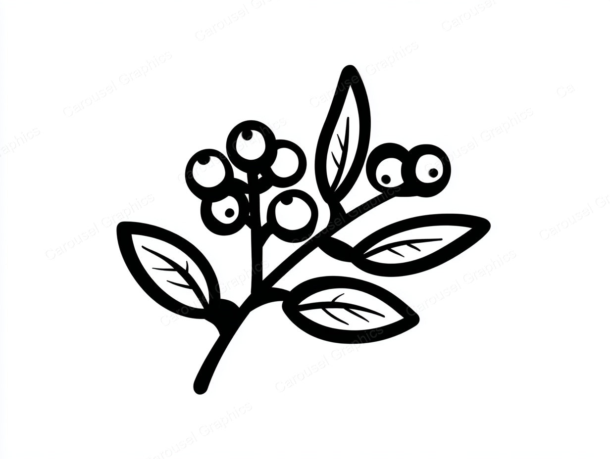Mistletoe Vector Graphic preview