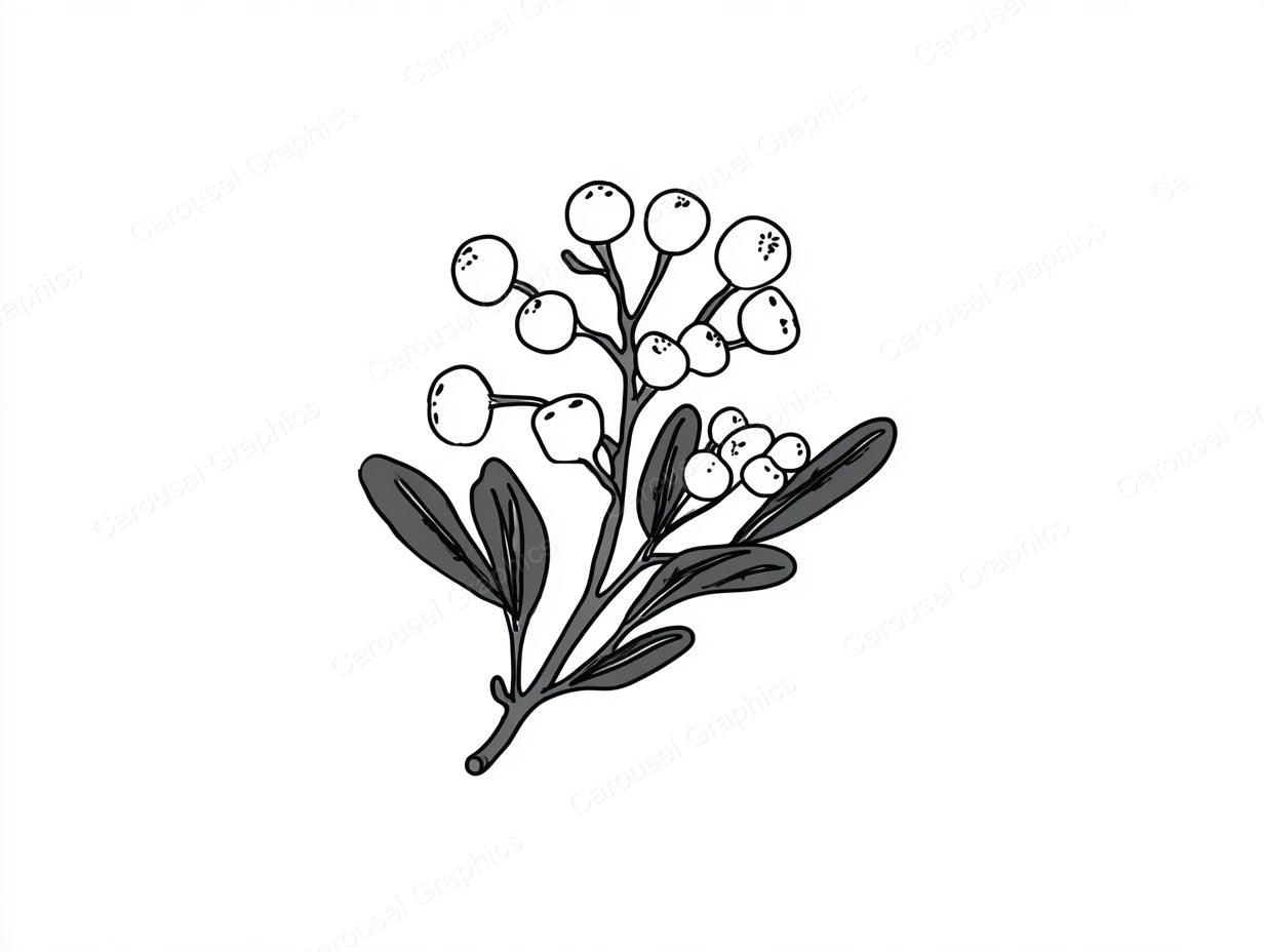 Mistletoe Vector Graphic preview