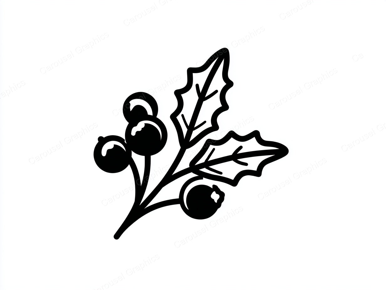 Mistletoe Vector Graphic preview