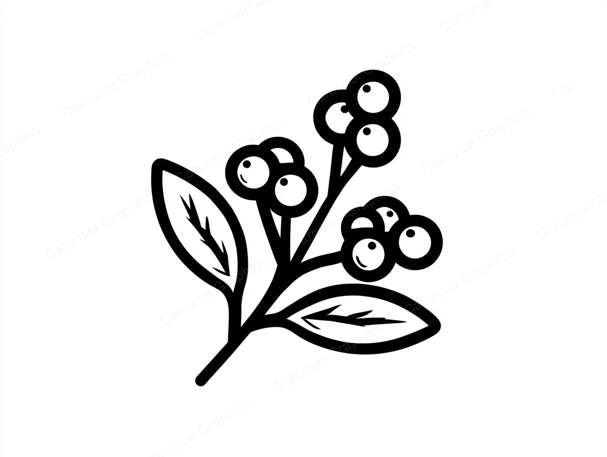 Mistletoe Vector Graphic preview