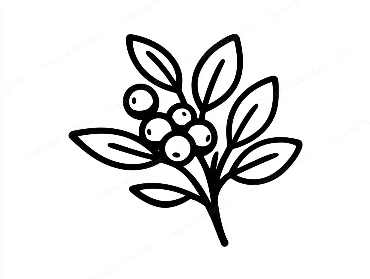 Mistletoe Vector Graphic preview