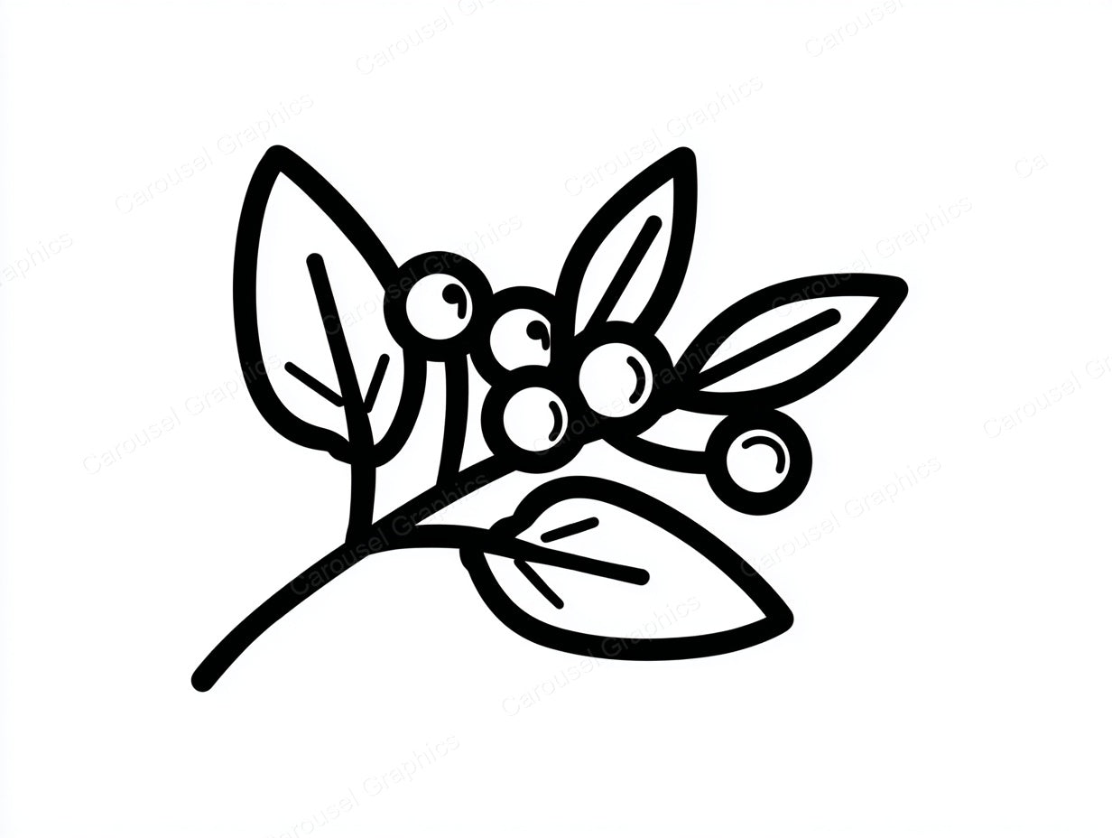 Mistletoe Vector Graphic preview