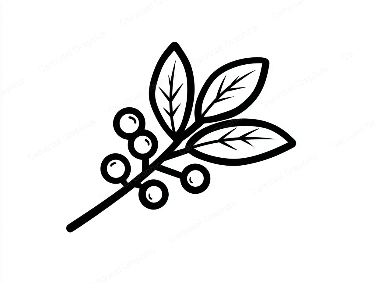 Mistletoe Vector Graphic preview