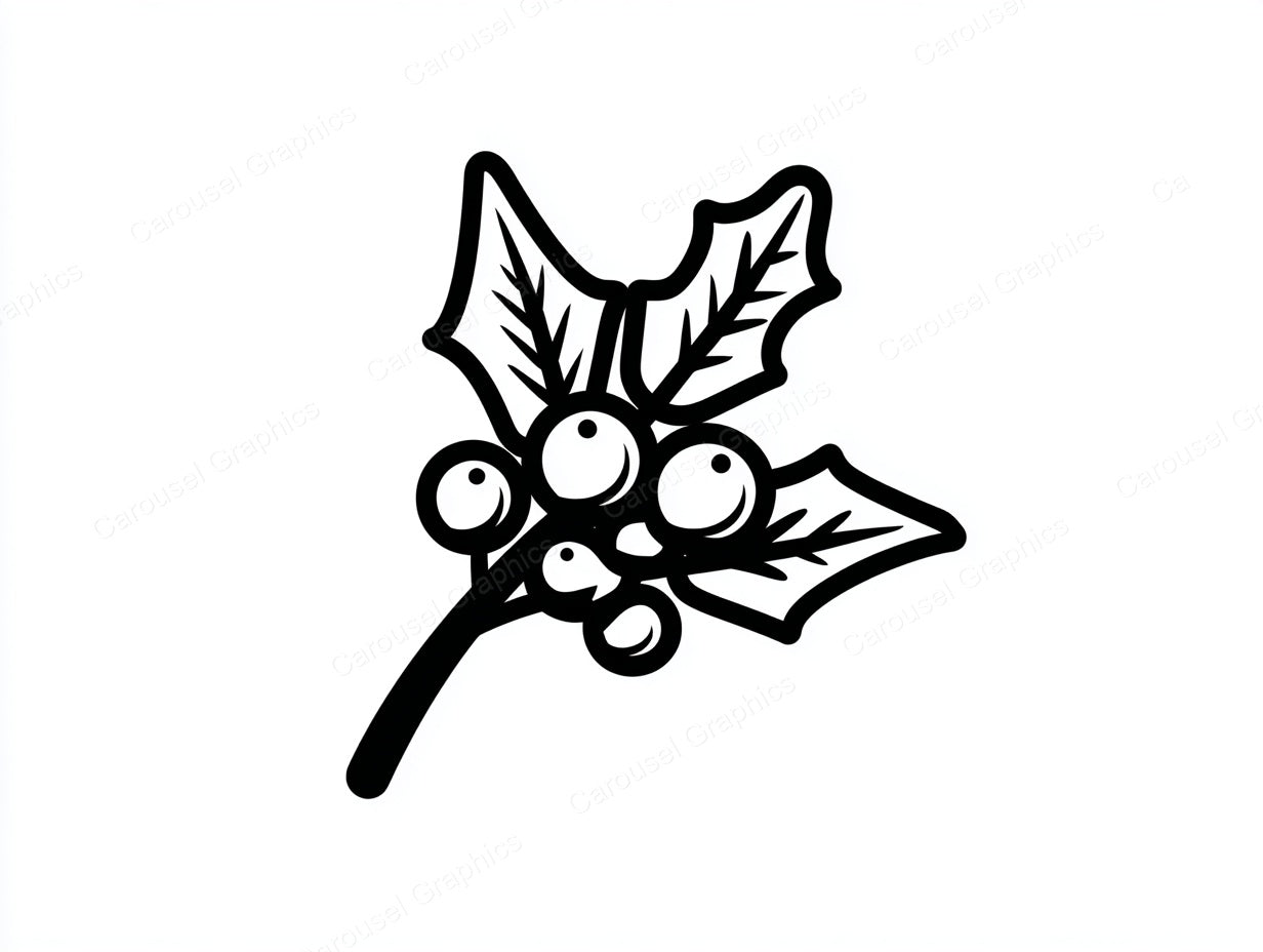 Mistletoe Vector Graphic preview