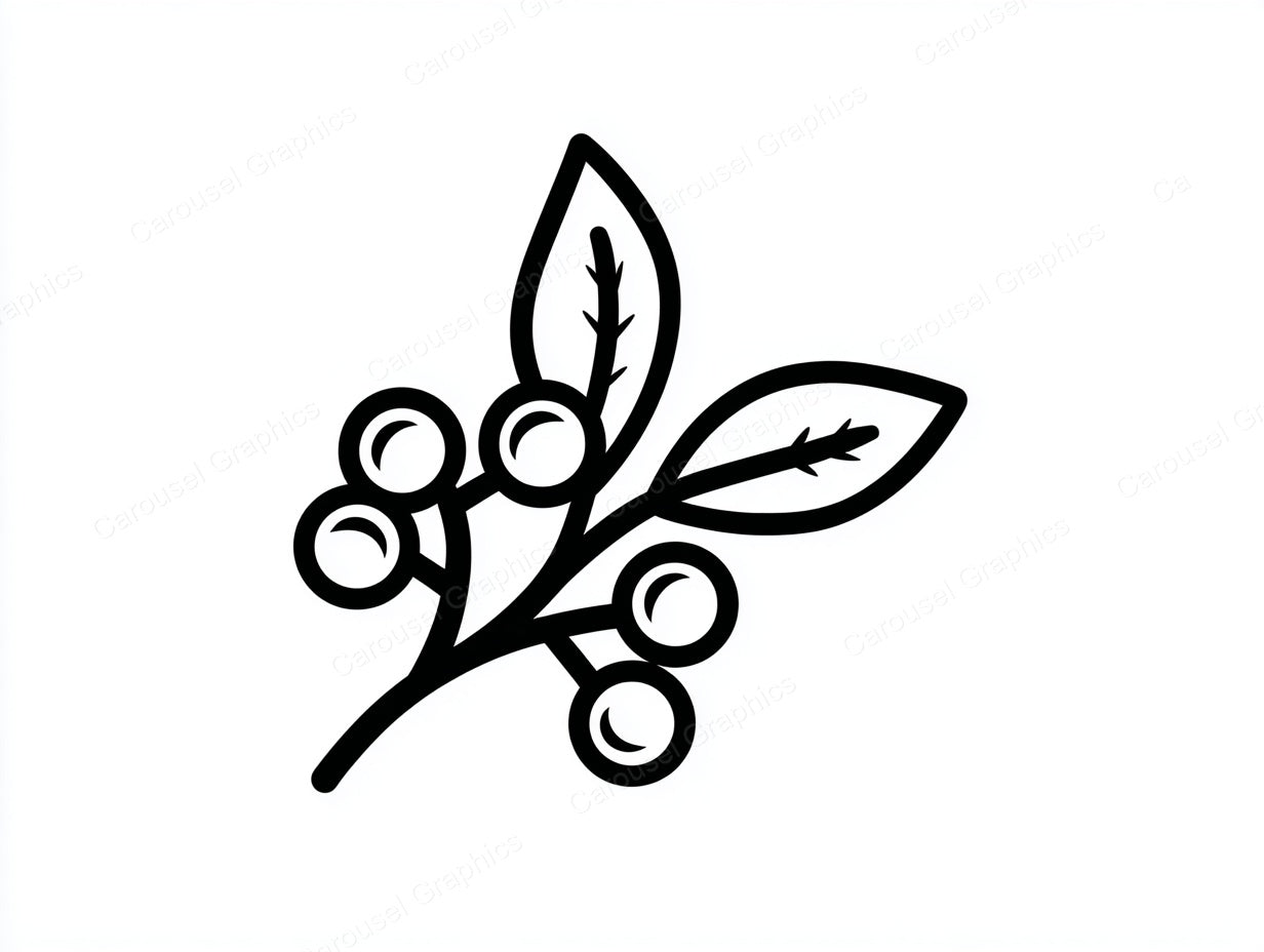 Mistletoe Vector Graphic preview
