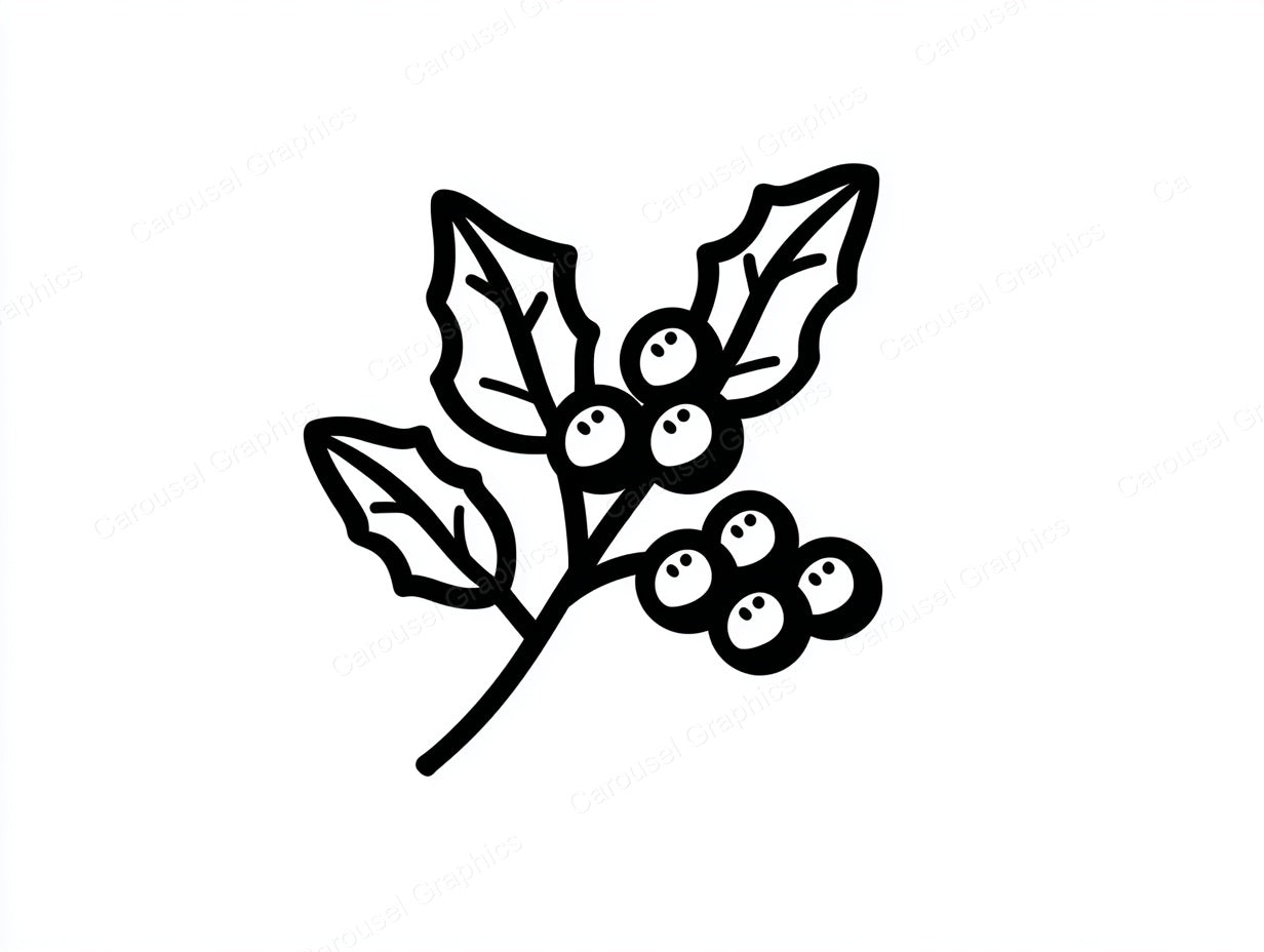 Mistletoe Vector Graphic preview