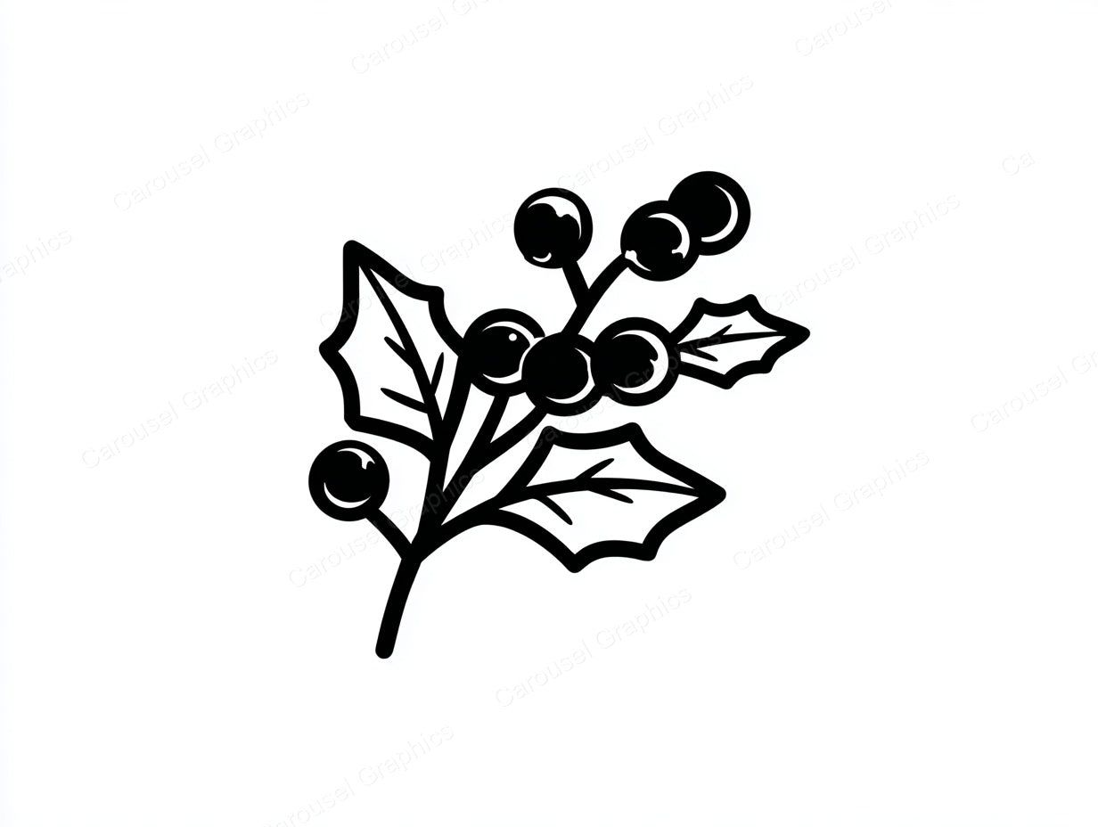 Mistletoe Vector Graphic preview