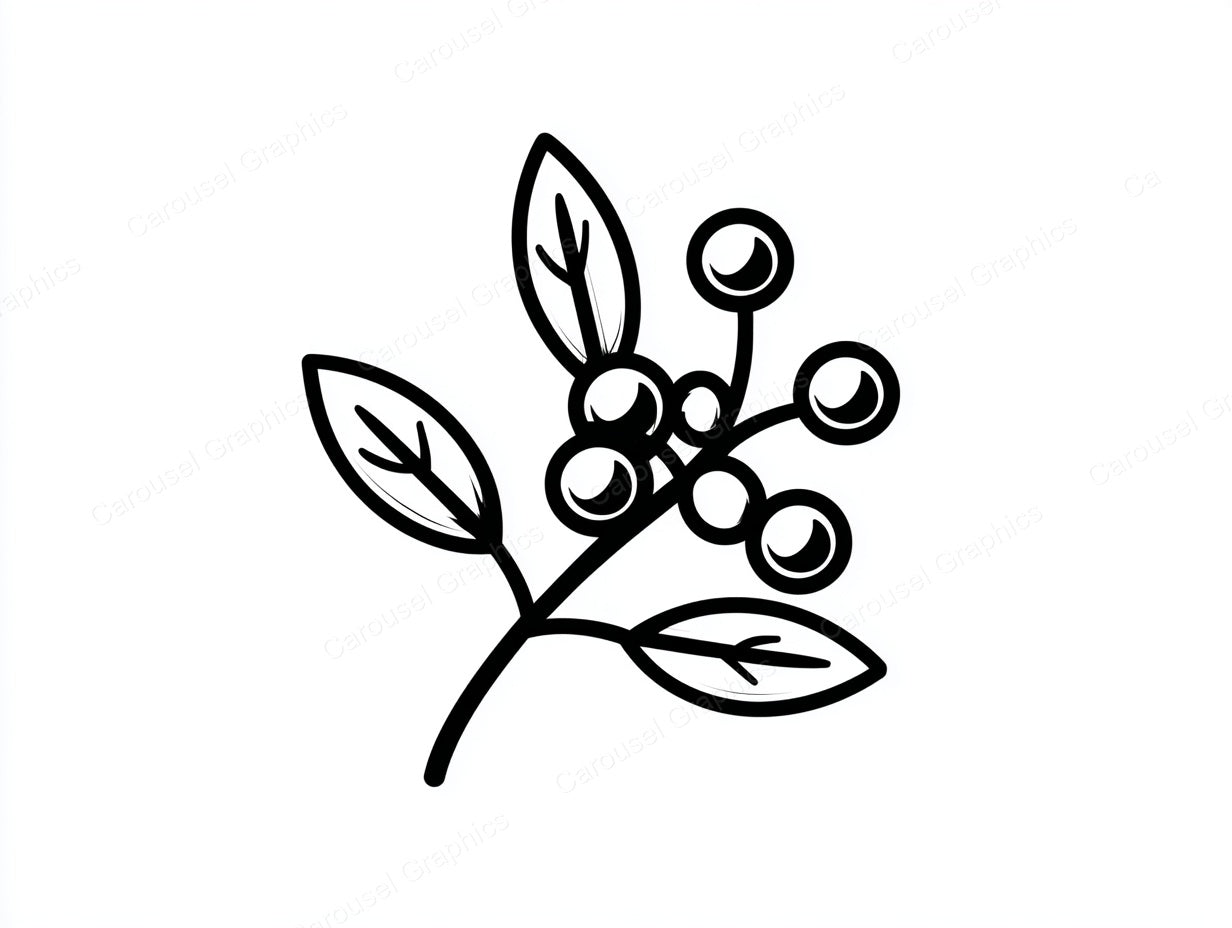 Mistletoe Vector Graphic preview