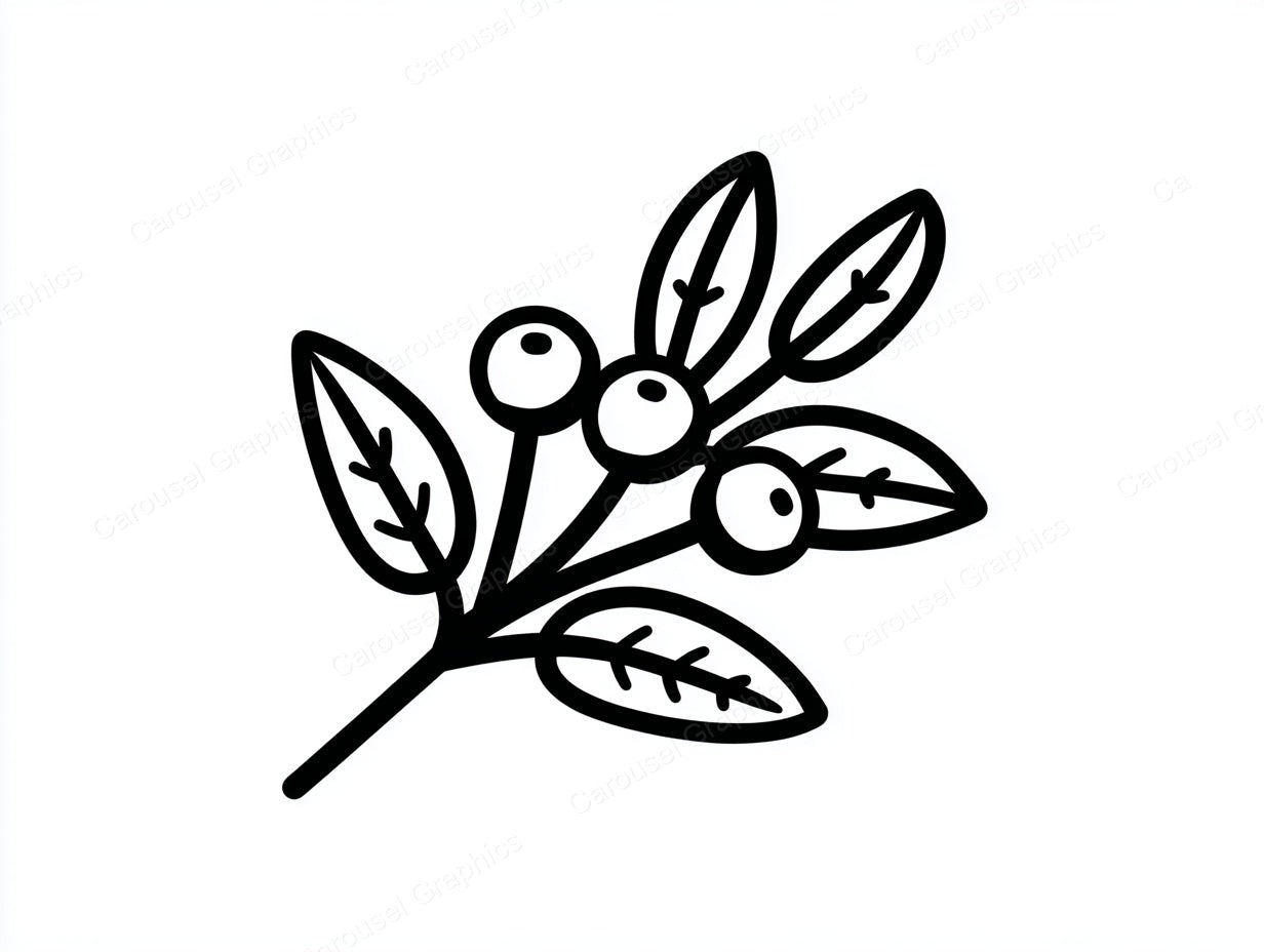Mistletoe Vector Graphic preview