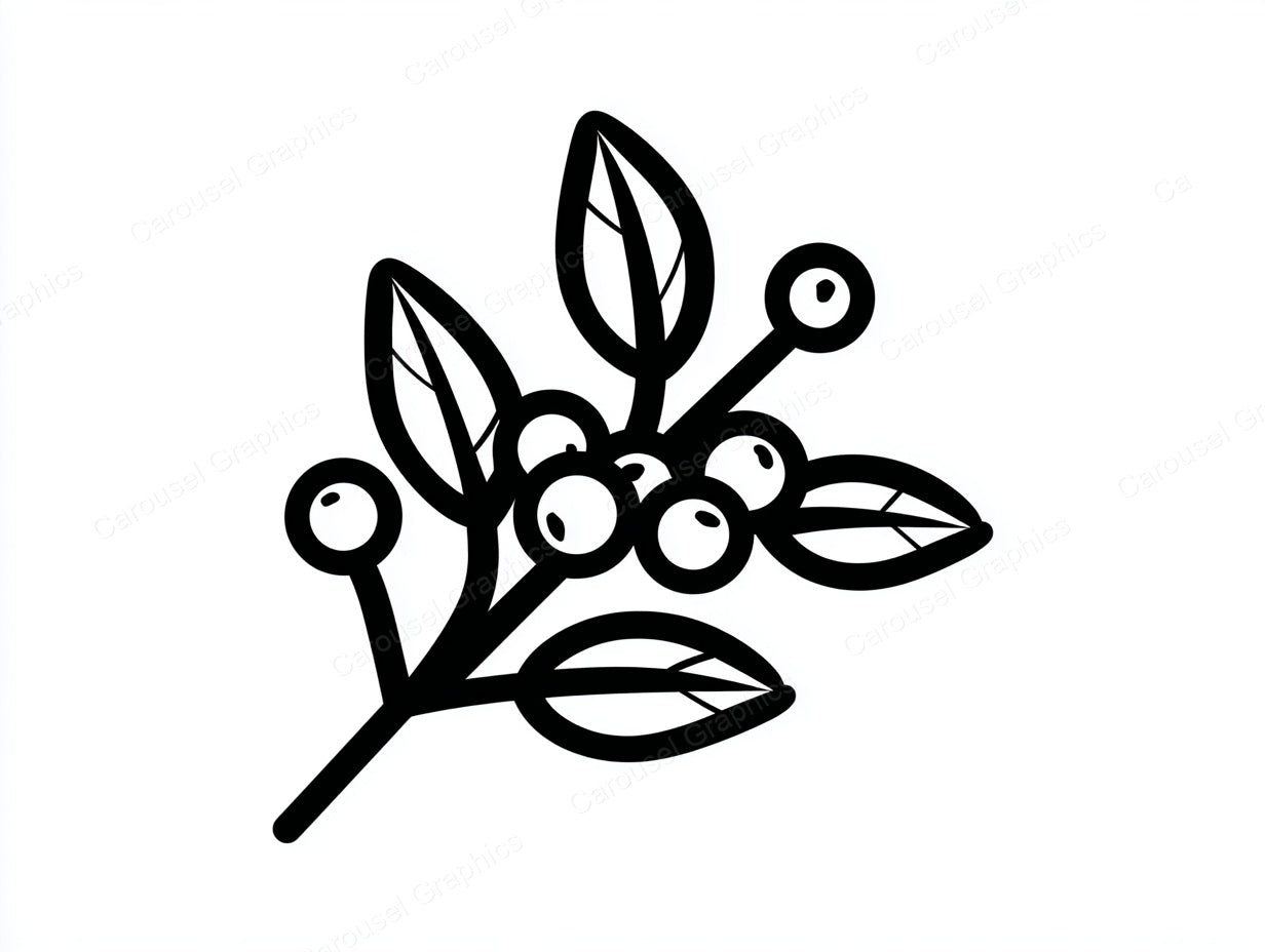 Mistletoe Vector Graphic preview