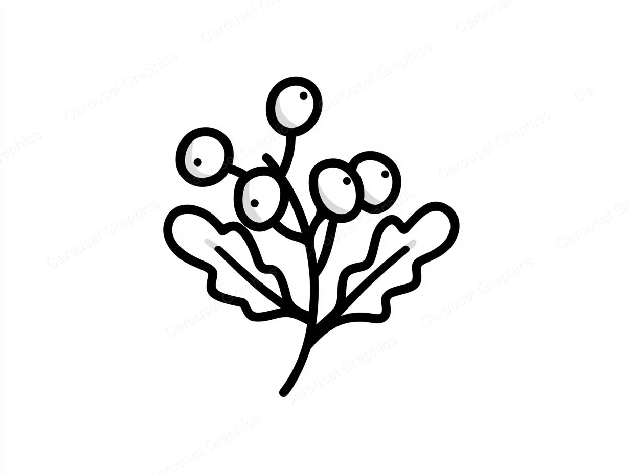 Mistletoe Vector Graphic preview