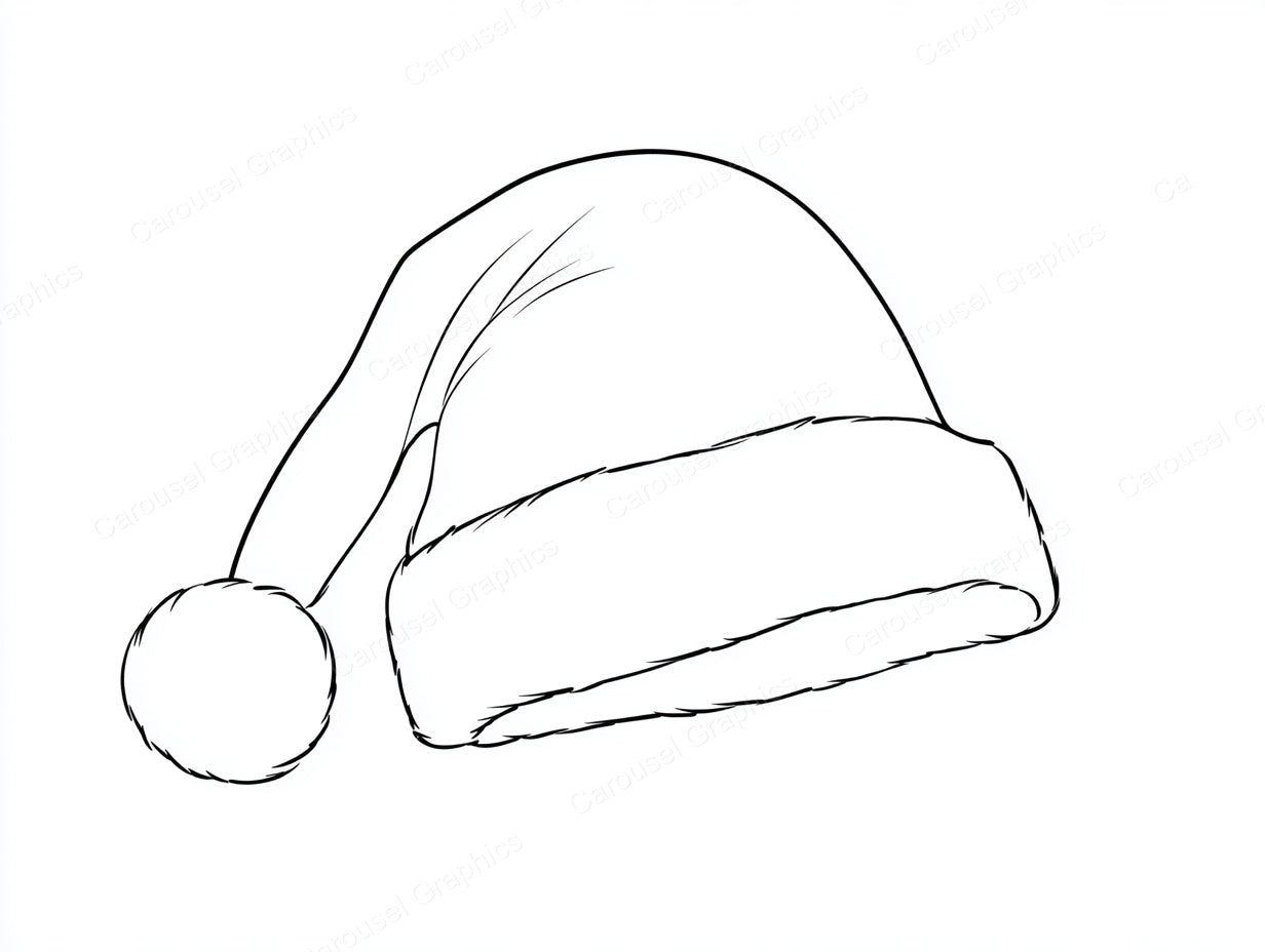 Santa Hat Vector Graphic preview