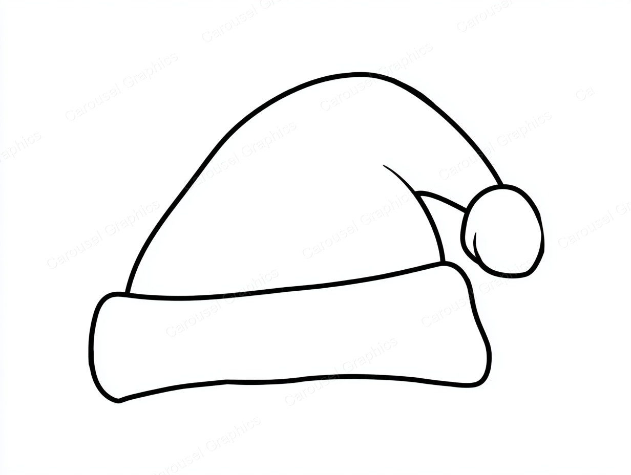 Santa Hat Vector Graphic preview